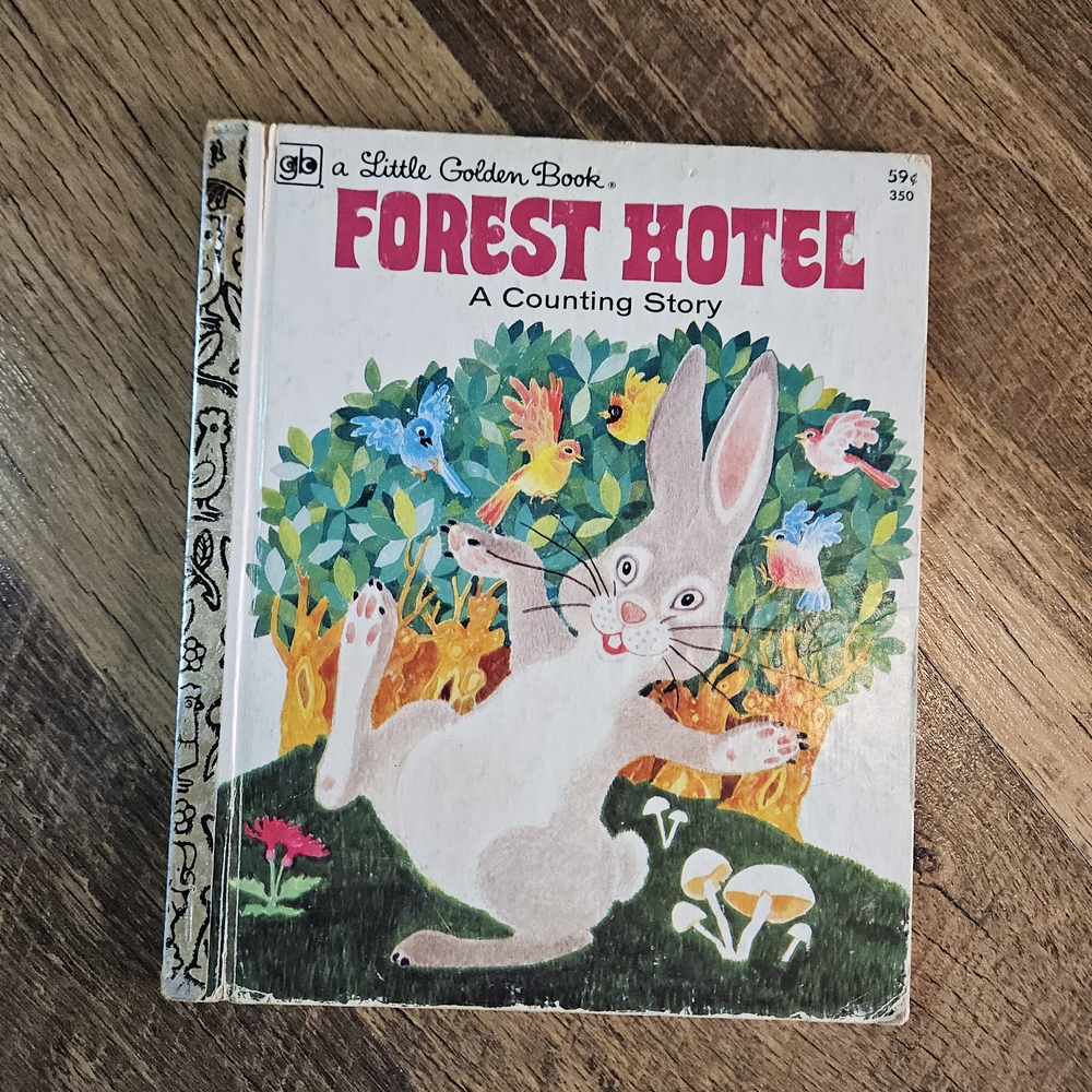 Vintage Little Golden Book: Forest Hotel - A Counting Story